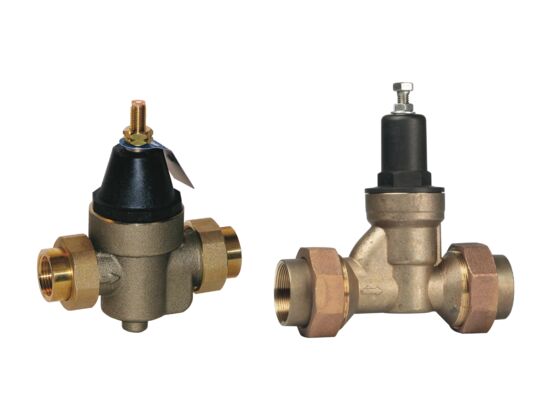 Watts 1 Sweat Double Union Pressure Reducing Valve CxC -  -  Plumbing, Electric & Lighting Wholesale